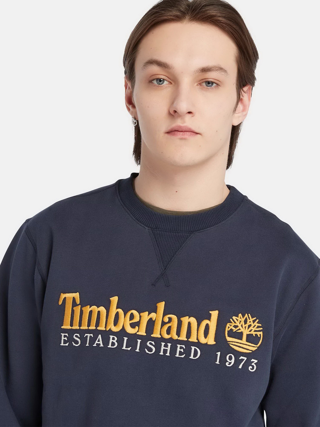 Свитшот Timberland Est. 1973 Logo Crew модель TB0A65DD433 Фото
