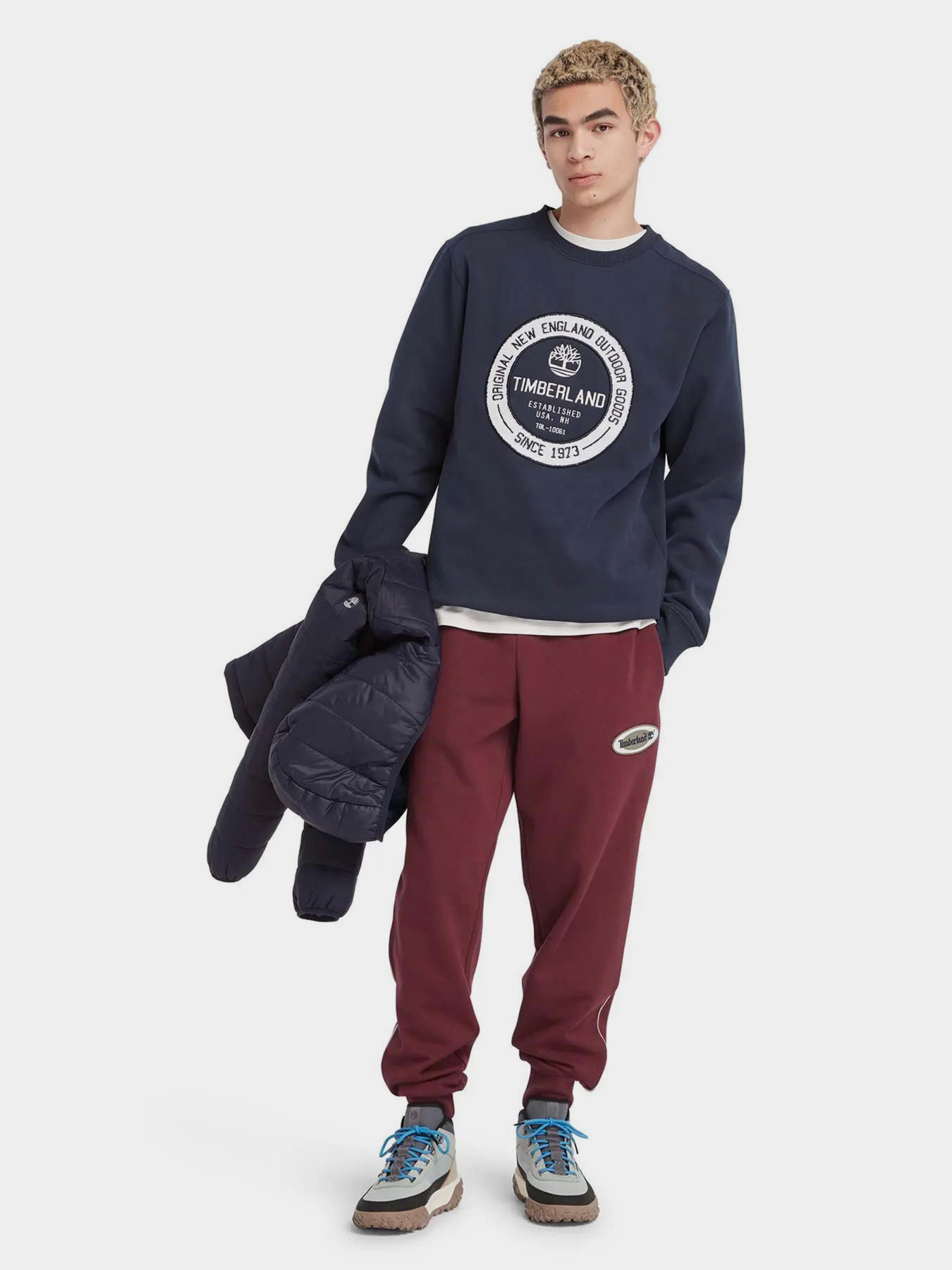 Свитшот Timberland Elevated Brand Carrier модель TB0A6FRM433 Фото