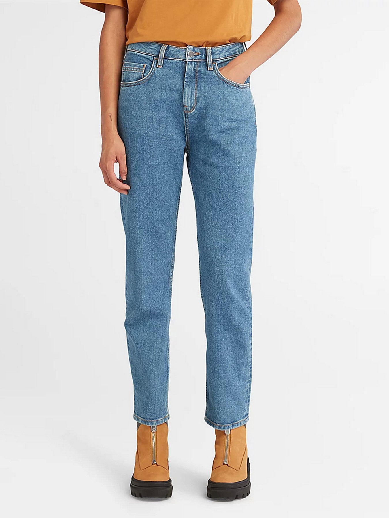 Зауженные джинсы Timberland CLASSIC HEMP модель TB0A6H8SEA5 Фото