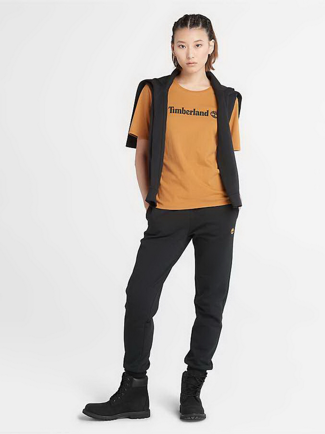 Штани спортивні Timberland Embroidered Tree-logo модель TB0A6H5NP56 Фото