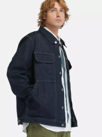 Джинсова куртка Timberland Refibra™ Technology Denim Trucker модель TB0A5TFUH87 Фото