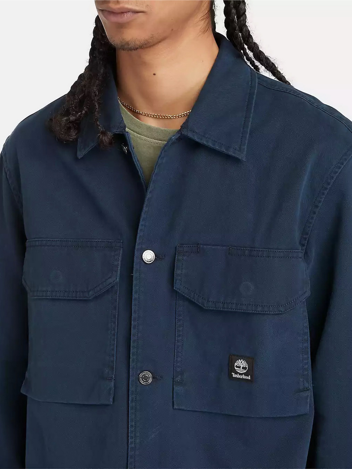 Рубашка повседневная Timberland Washed-look модель TB0A5TQB433 Рубашка повседневная Timberland Washed-look модель TB0A5TQB433 Фото