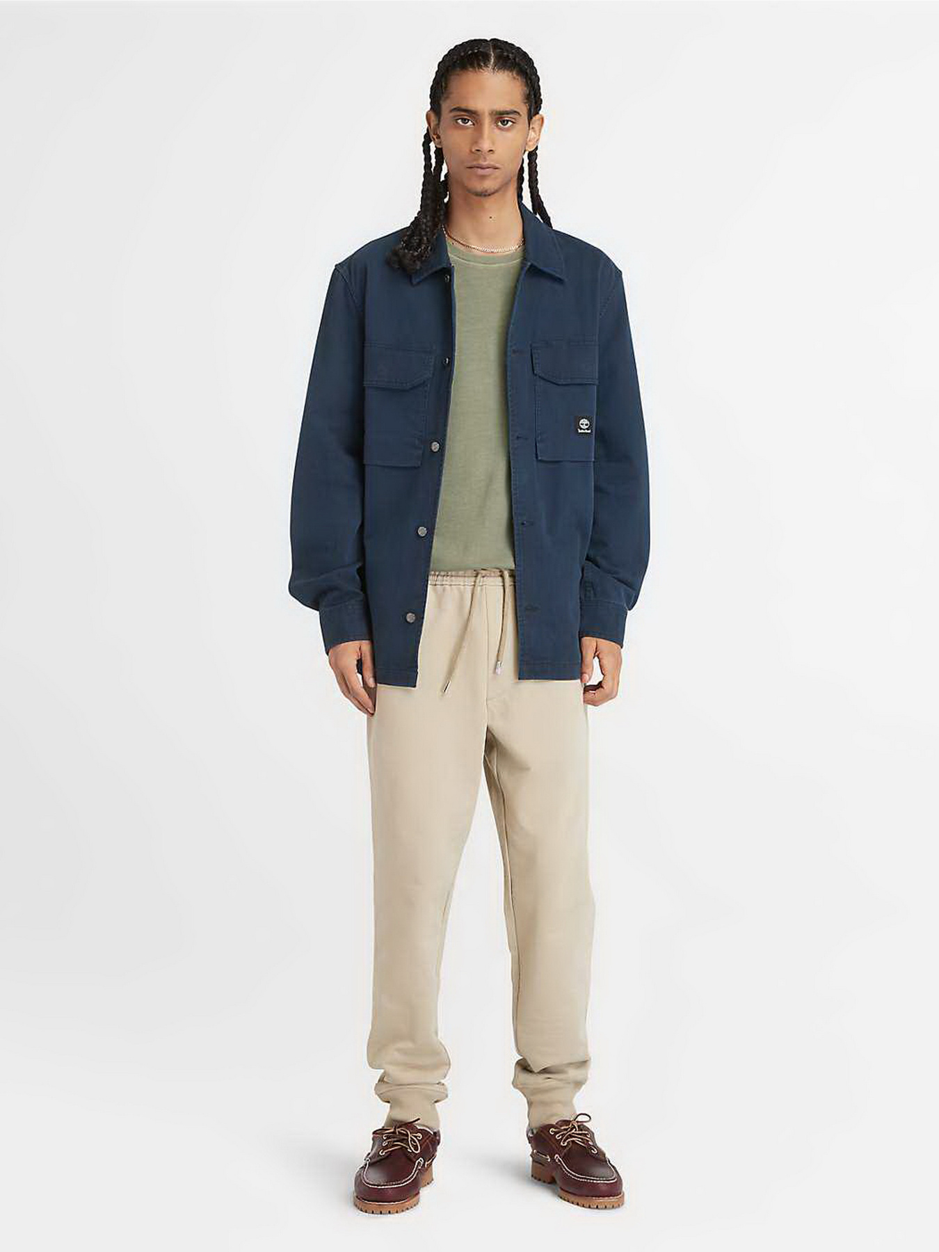 Рубашка повседневная Timberland Washed-look модель TB0A5TQB433 Рубашка повседневная Timberland Washed-look модель TB0A5TQB433 Фото