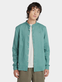 Блакитний - Сорочка Timberland Mill Brook Korean-collar Linen