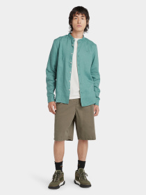 Рубашка Timberland Mill Brook Korean-collar Linen модель TB0A2DC1CL6 Фото