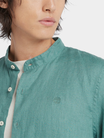 Сорочка повсякденна Timberland Mill Brook Korean-collar Linen модель TB0A2DC1CL6 Сорочка повсякденна Timberland Mill Brook Korean-collar Linen модель TB0A2DC1CL6 Фото