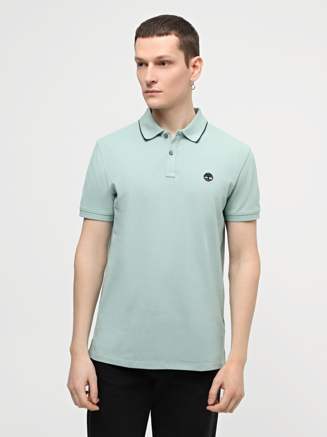 Поло Timberland Millers River Printed Neck модель TB0A26NFEW0 Поло Timberland Millers River Printed Neck модель TB0A26NFEW0 Фото