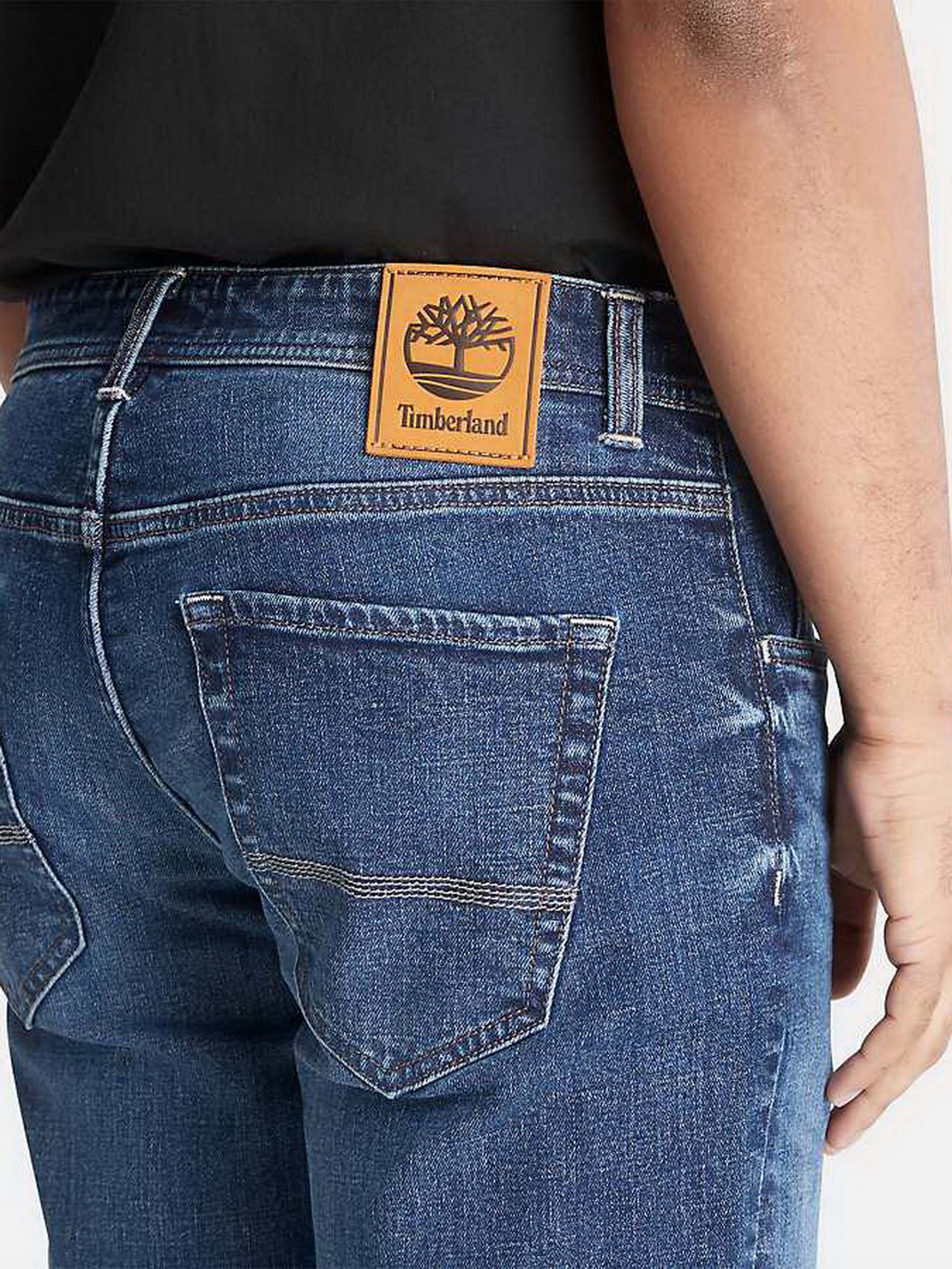 Завужені джинси Timberland Stretch Core Indigo Denim модель TB0A6CQ2A11 Фото