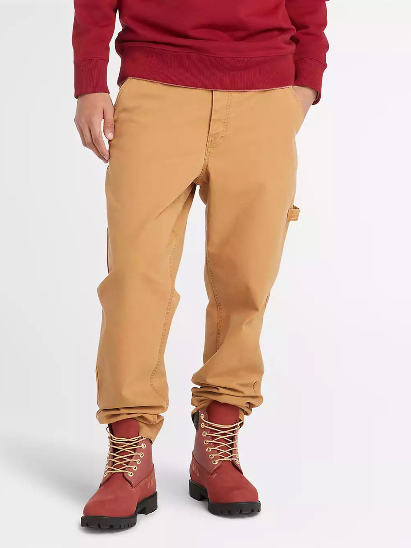 Штани повсякденні Timberland Washed Canvas Stretch модель TB0A5TJBP47 Фото