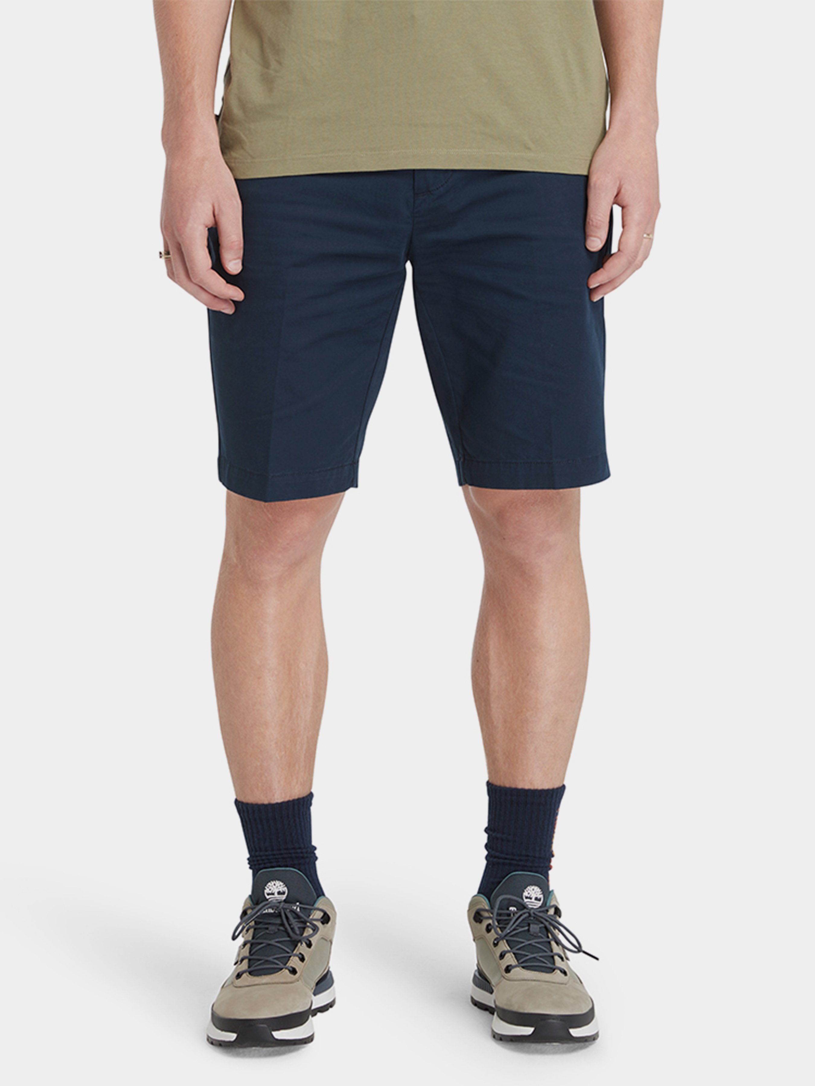 Чоловічі Повсякденні шорти Timberland Squam Lake Stretch Chino (TH7509) колір темно-синій, матеріал бавовна/еластан Timberland - купити в Україні