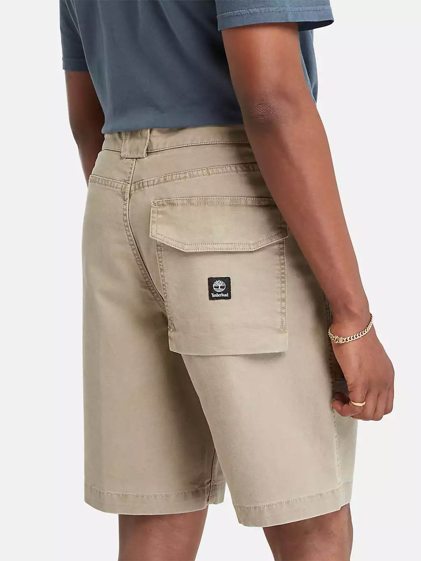 Шорты Timberland Washed Canvas Stretch Fatigue модель TB0A5TZ3DH4 Фото