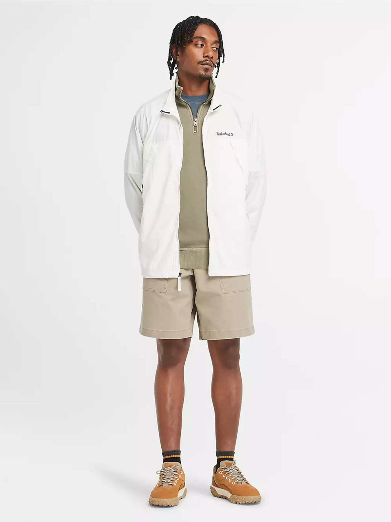 Шорты Timberland Washed Canvas Stretch Fatigue модель TB0A5TZ3DH4 Фото