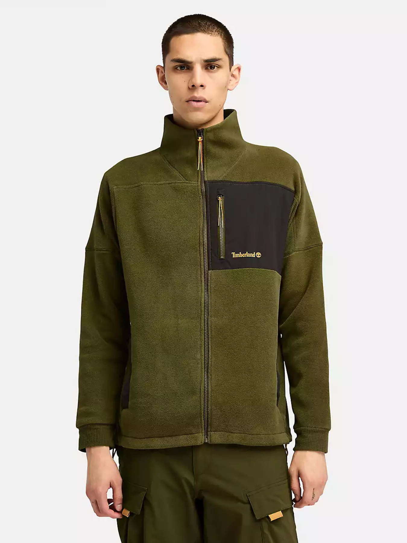 Кофта Timberland Polartec® Mix Media Full-Zip Fleece модель TB0A6Y56302 Фото