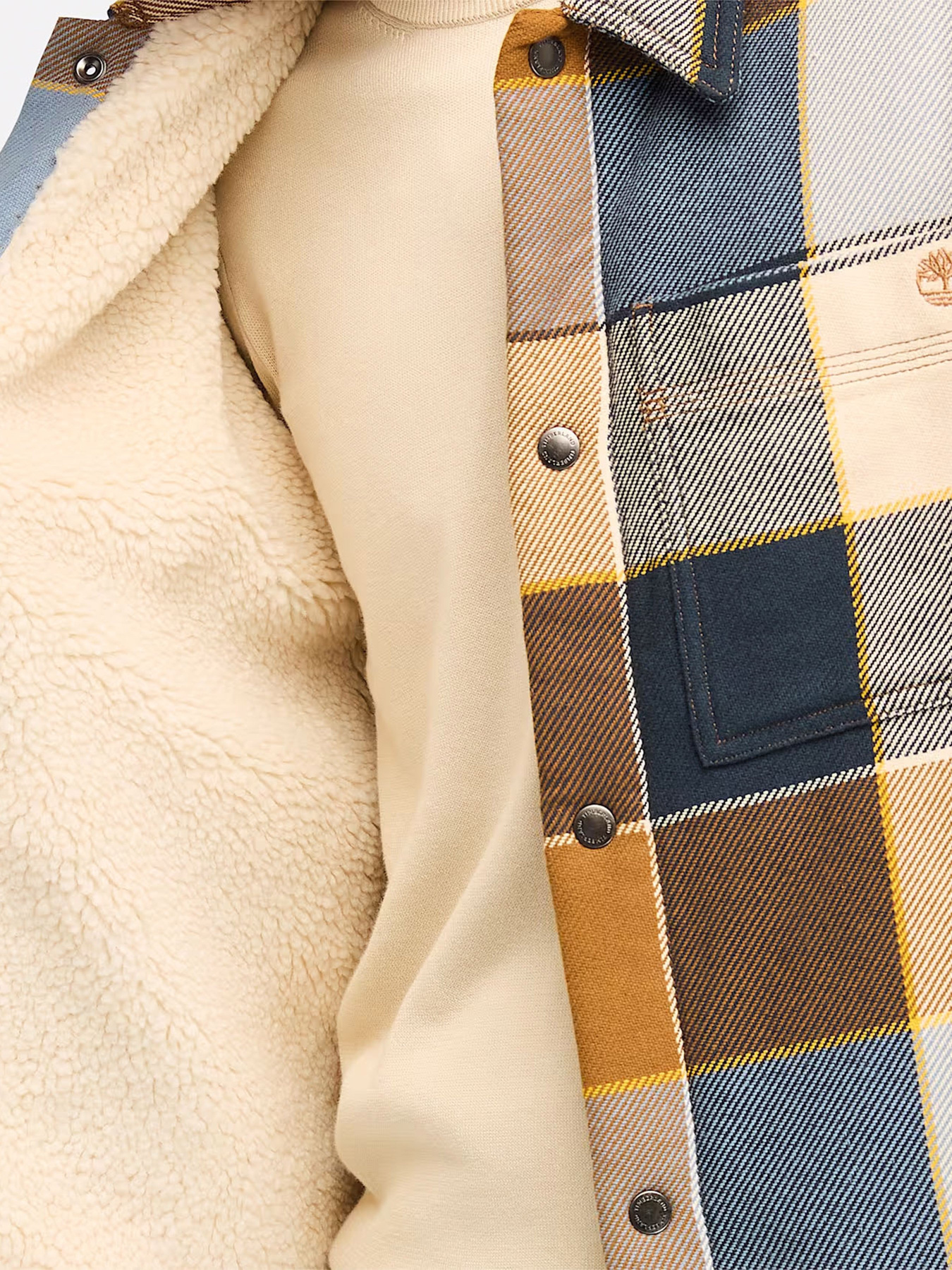 Куртка-рубашка Timberland Fleece-lined Plaid модель TB0A6UX2EI2 Фото