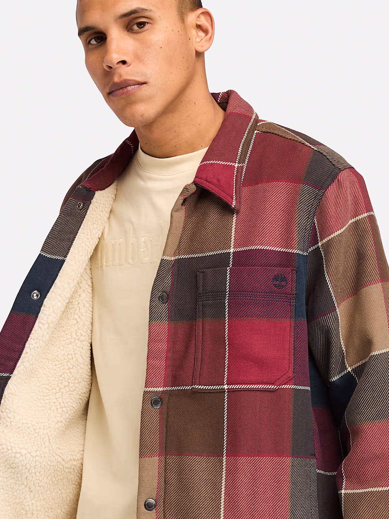Куртка-сорочка Timberland Fleece-lined Plaid модель TB0A6UX2EIF Фото