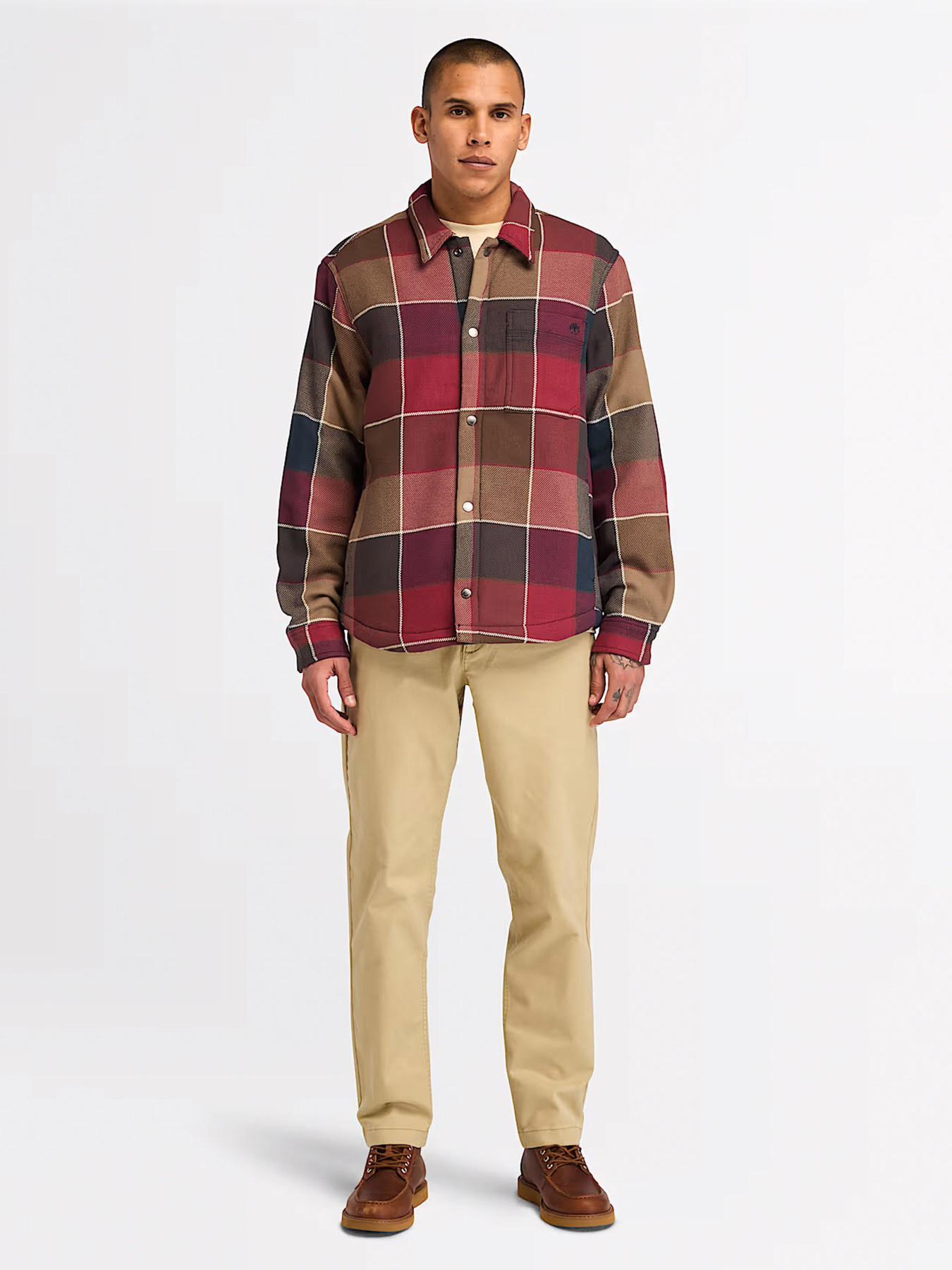 Куртка-сорочка Timberland Fleece-lined Plaid модель TB0A6UX2EIF Фото