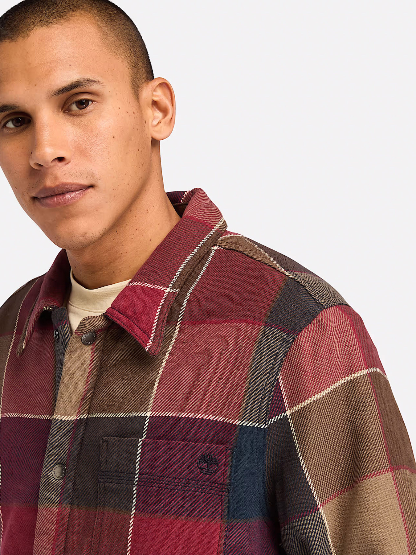 Куртка-рубашка Timberland Fleece-lined Plaid модель TB0A6UX2EIF Фото