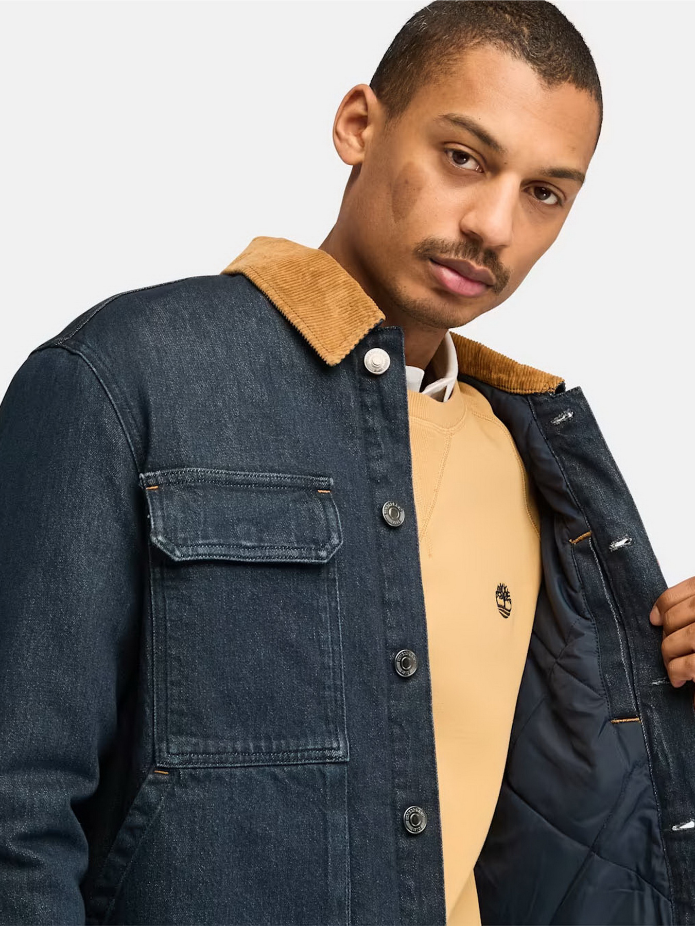 Джинсовая куртка Timberland Trucker Insulated Denim модель TB0A6UYAH87 Джинсовая куртка Timberland Trucker Insulated Denim модель TB0A6UYAH87 Фото