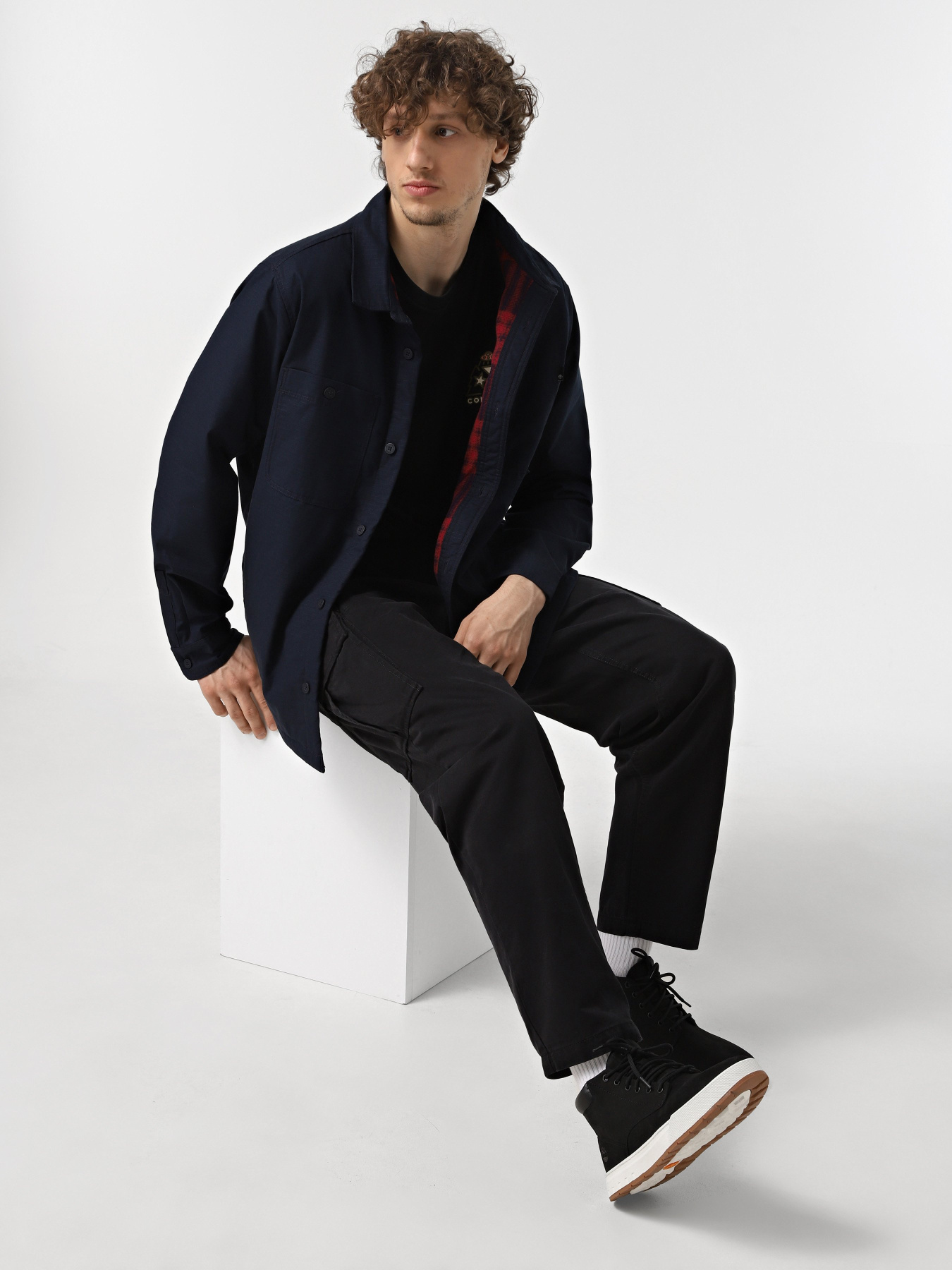 Куртка-рубашка Timberland Printed Fleece Lining модель TB0A6UYX433 Фото