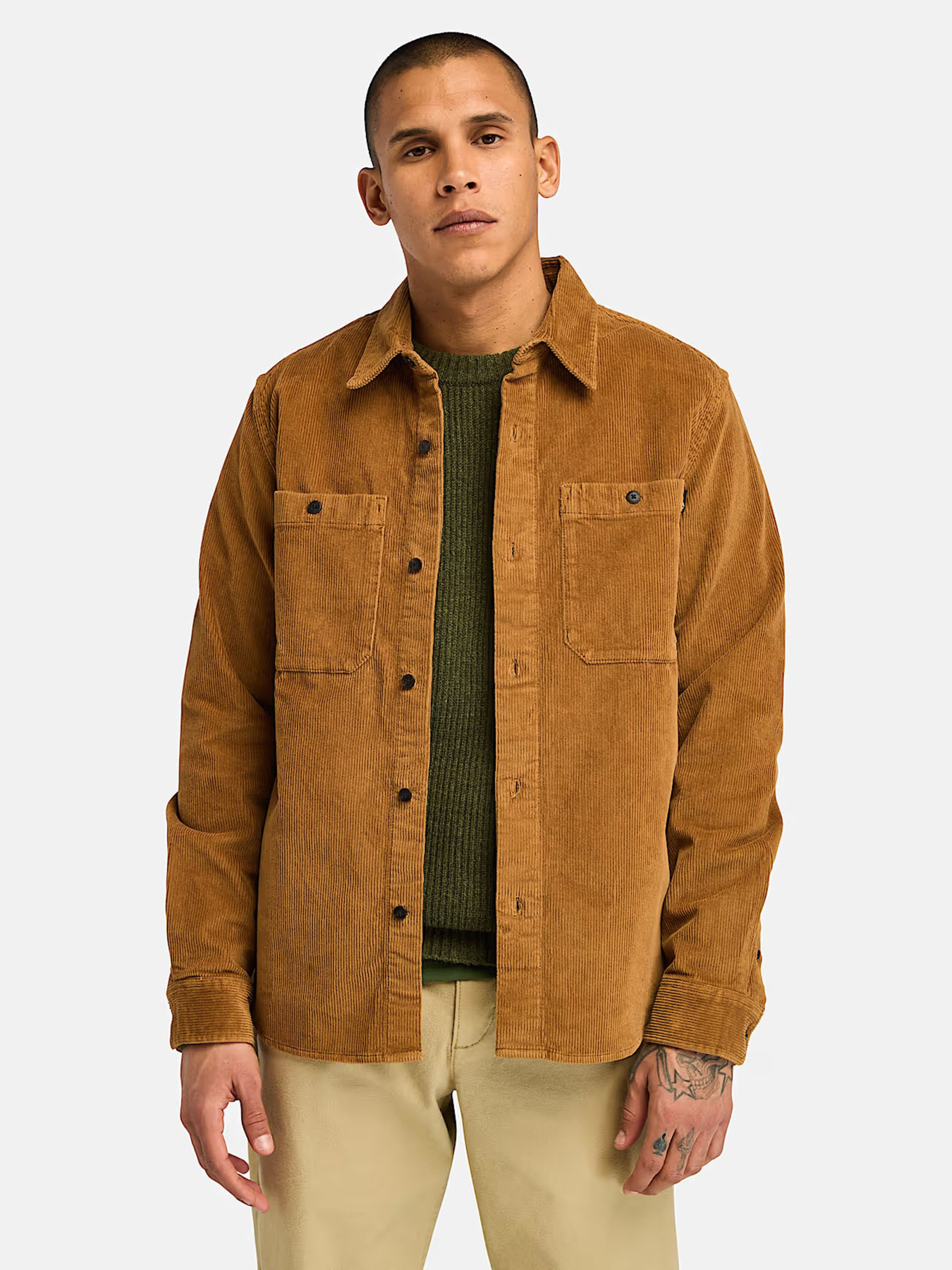 Рубашка повседневная Timberland Corduroy модель TB0A62NUEH2 Рубашка повседневная Timberland Corduroy модель TB0A62NUEH2 Фото