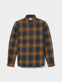 Рубашка в клетку Timberland Windham Heavy Flannel модель TB0A6V3PB68 Рубашка в клетку Timberland Windham Heavy Flannel модель TB0A6V3PB68 Фото