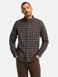 Темно-синій - Сорочка Timberland Midweight Flannel Check