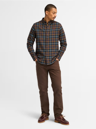 Сорочка Timberland Midweight Flannel Check модель TB0A6V4AB68 — фото 4 - INTERTOP