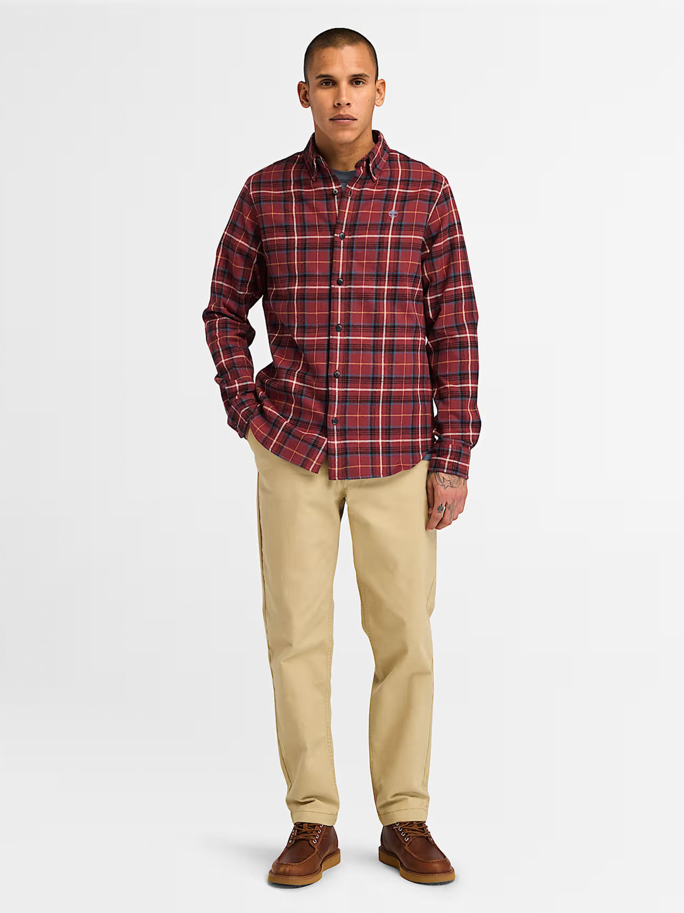 Сорочка Timberland Midweight Flannel Check модель TB0A6V4AEFF Фото