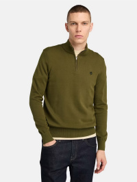 Оливковий - Кофта Timberland Williams River Quarter Zip