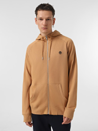 Бежевий - Кофта Timberland Brushed Back Full Zip