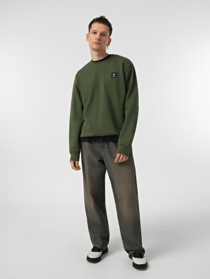 Світшот Timberland Woven Badge Crew Neck модель TB0A6UHJEIN — фото - INTERTOP