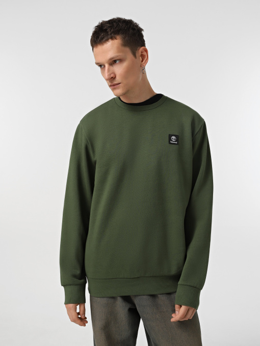 Свитшот Timberland Woven Badge Crew Neck модель TB0A6UHJEIN Фото