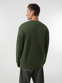 Свитшот Timberland Woven Badge Crew Neck модель TB0A6UHJEIN Фото