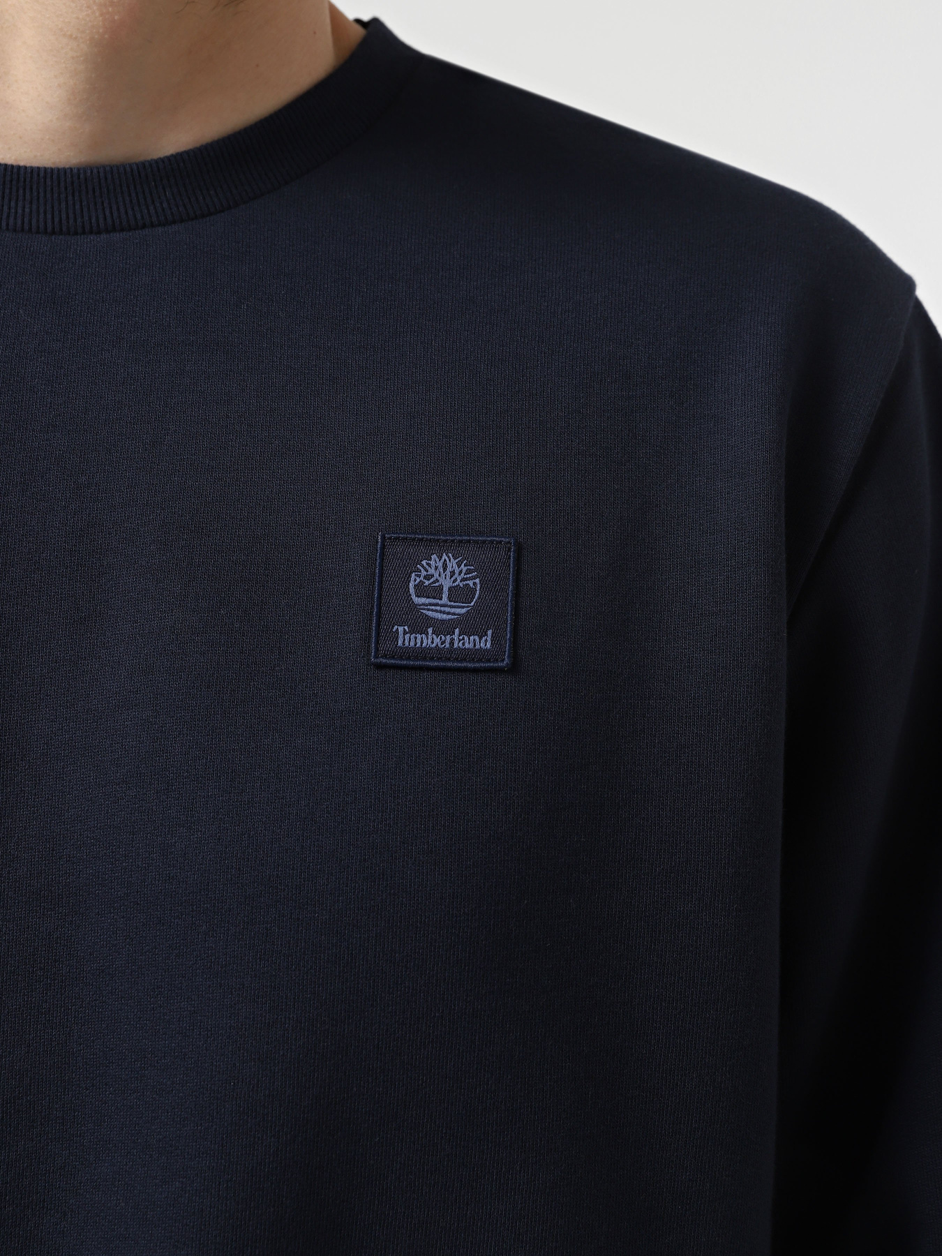 Свитшот Timberland Woven Badge Crew Neck модель TB0A6UHJ433 Фото