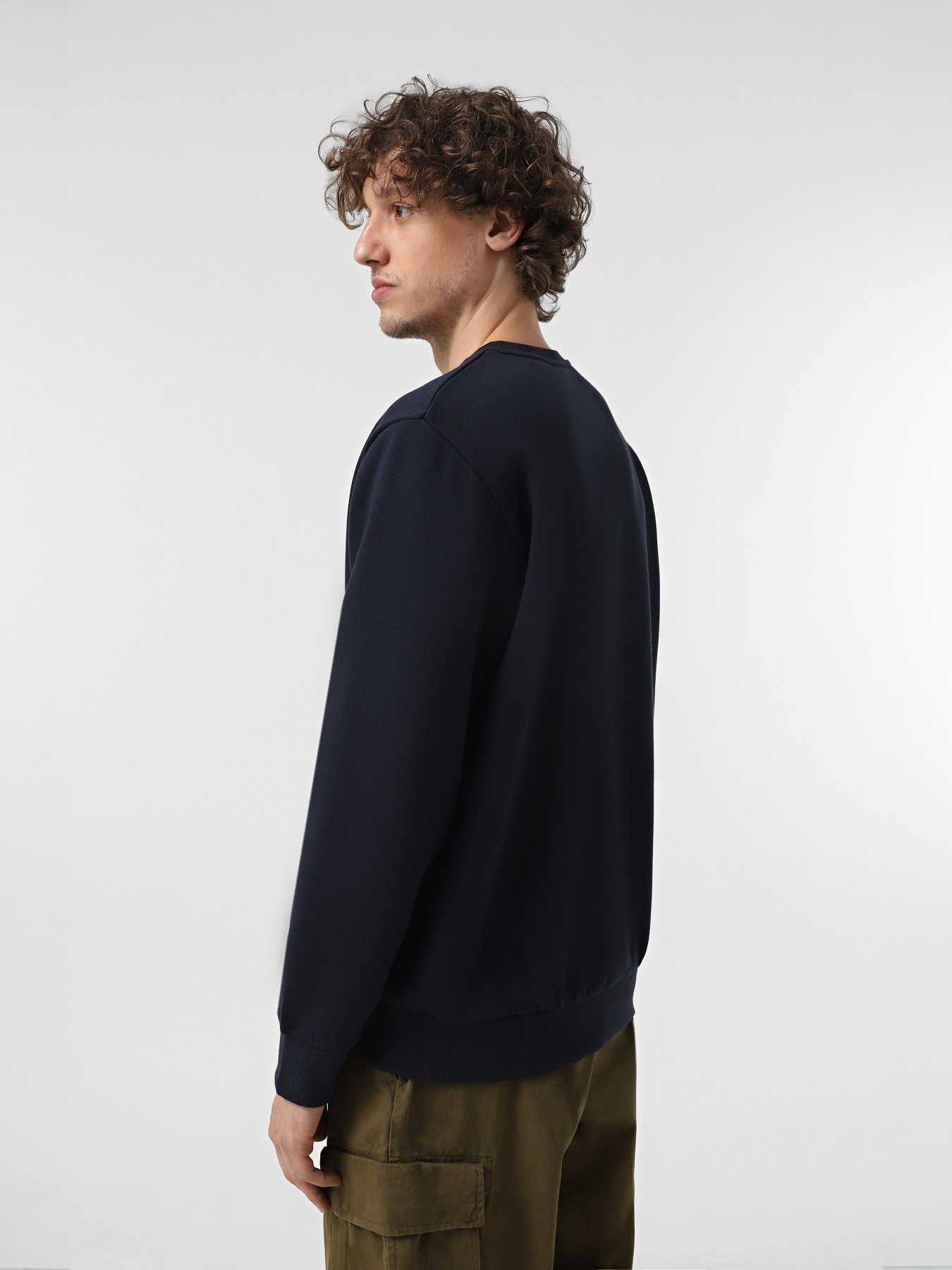 Свитшот Timberland Woven Badge Crew Neck модель TB0A6UHJ433 Фото