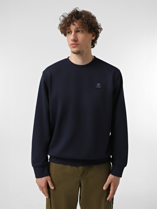 Світшот Timberland Woven Badge Crew Neck модель TB0A6UHJ433 Фото
