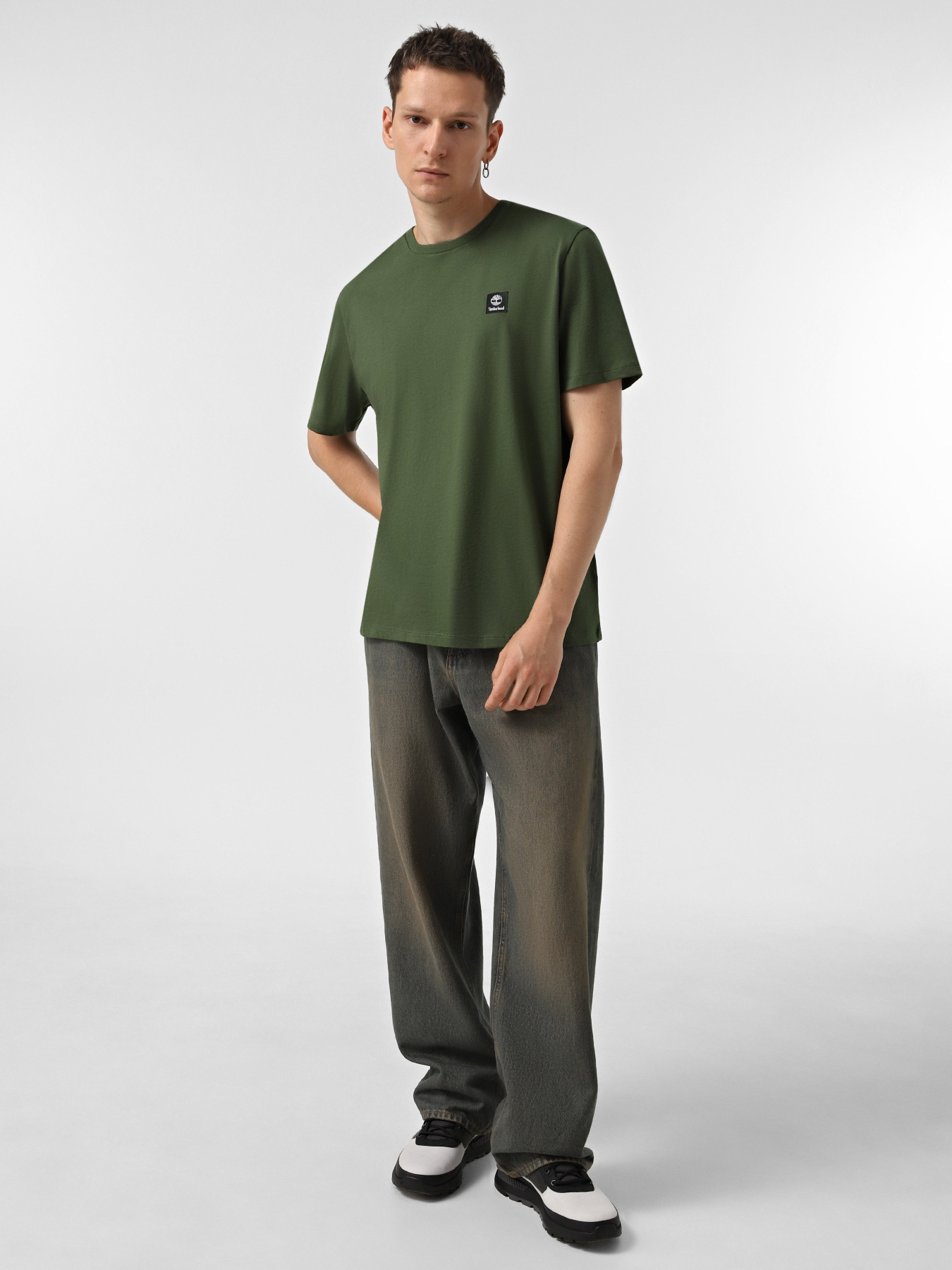 Футболка Timberland Woven Badge модель TB0A5RCEEIN Фото