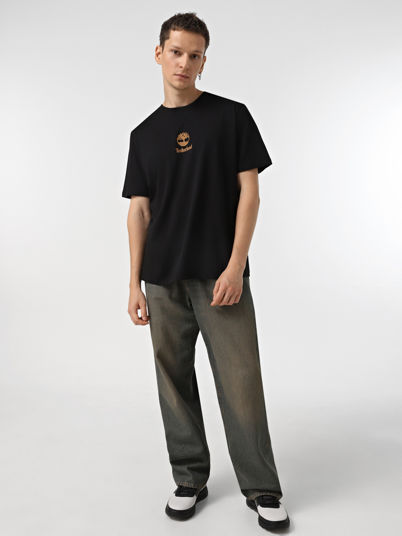 Футболка Timberland Print Stack Logo модель TB0A6WWT001 Фото