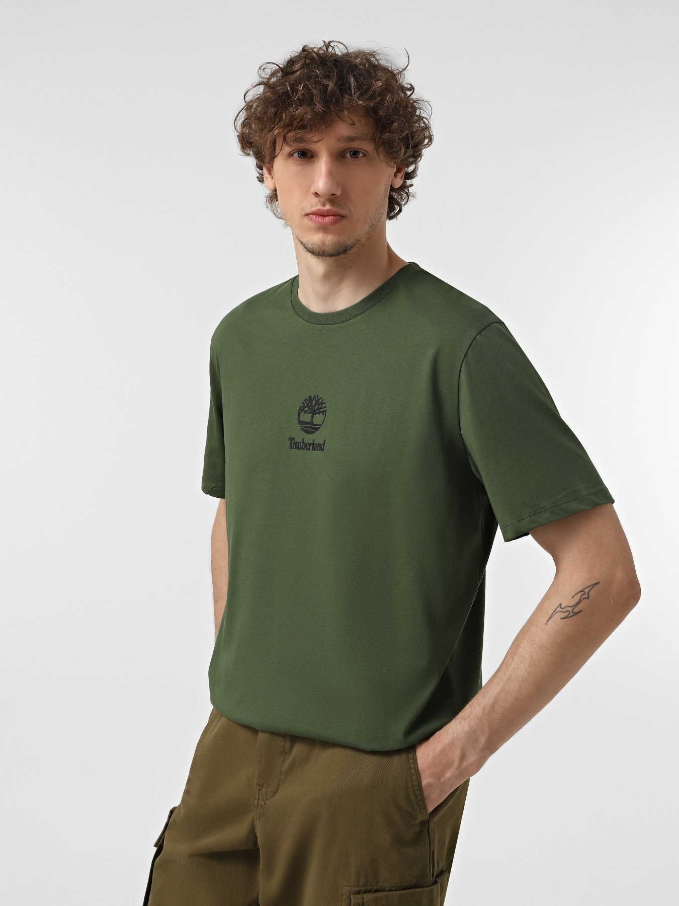 Футболка Timberland Print Stack Logo модель TB0A6WWTEIN Фото