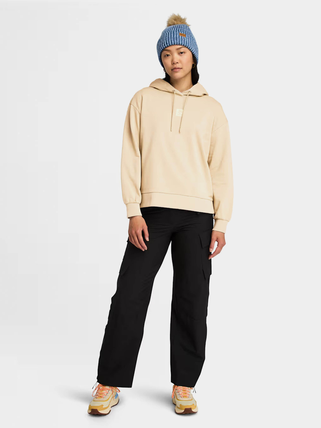 Худи Timberland Stack Logo Loop Back модель TB0A5SX2EFL Фото