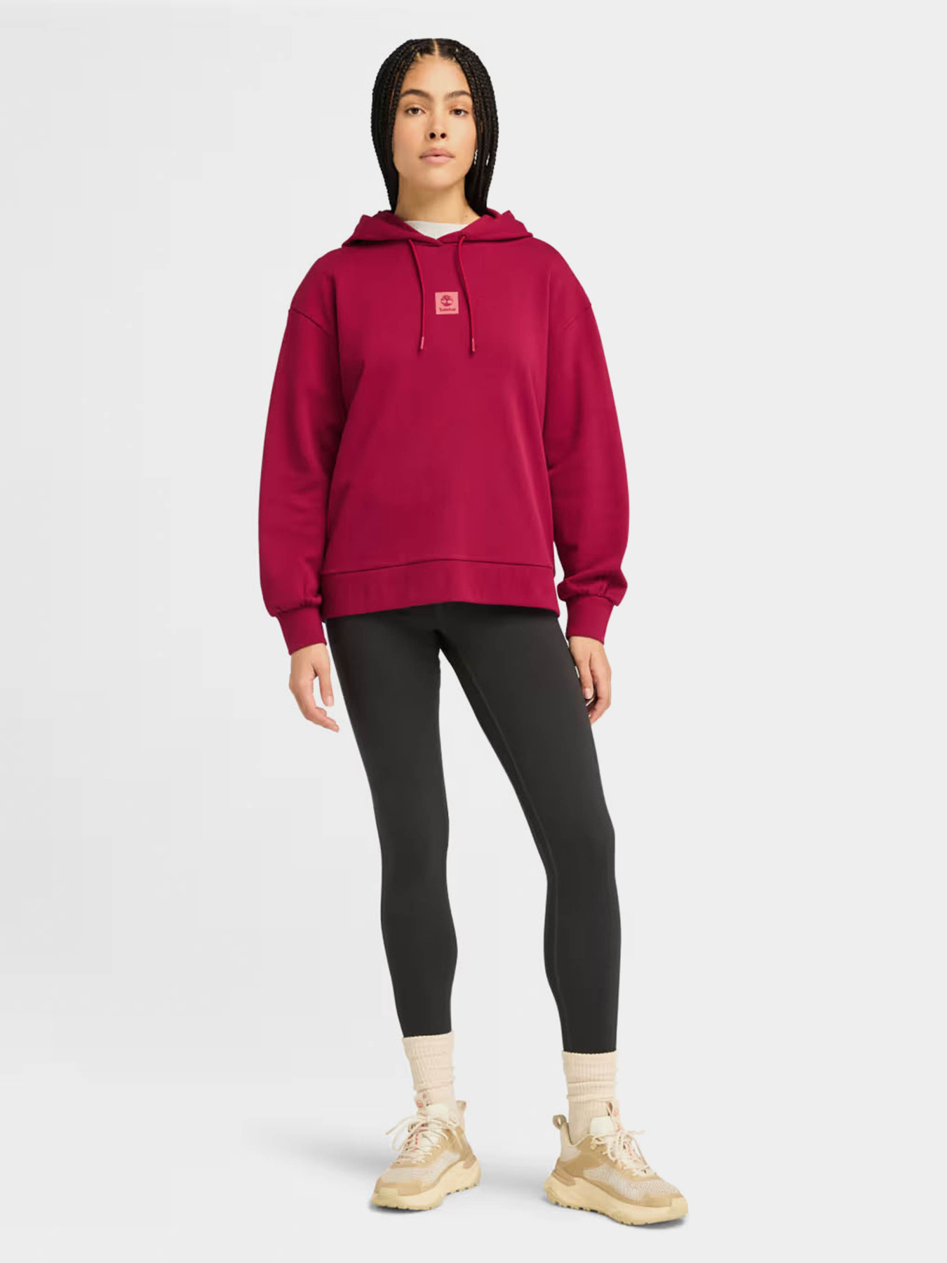 Худи Timberland Stack Logo Loop Back модель TB0A5SX2637 Фото