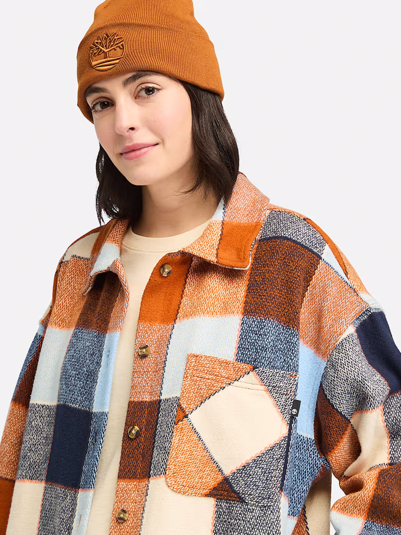 Сорочка в клітинку Timberland Heavy Flannel Long модель TB0A5ZM7EHG Фото