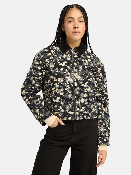 Демисезонная куртка Timberland Strafford Quilted Printed модель TB0A5ZSUEFV Фото