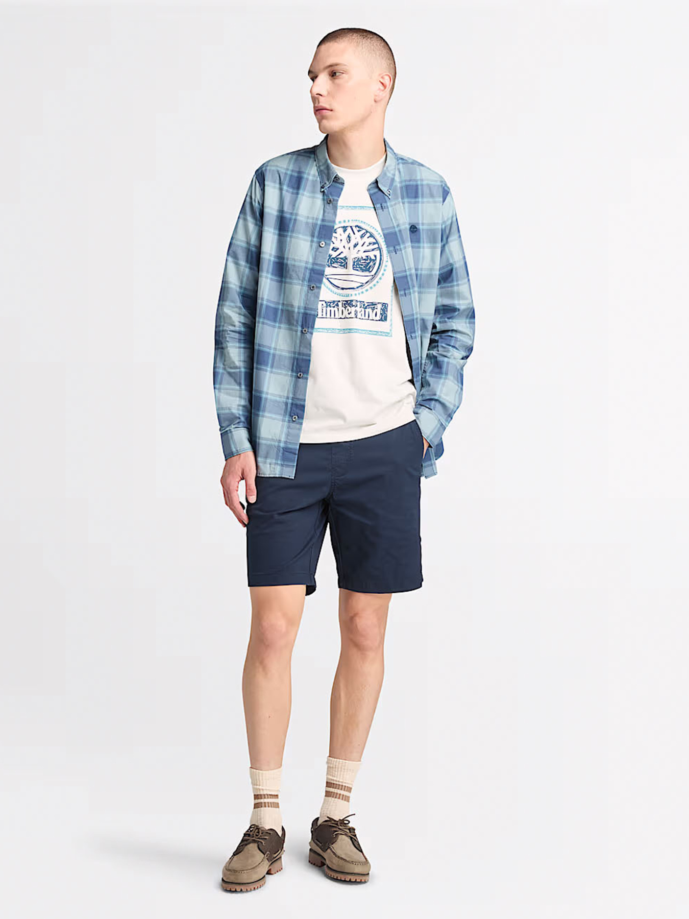 Рубашка Timberland Poplin Check модель TB0A68K7G66 Фото