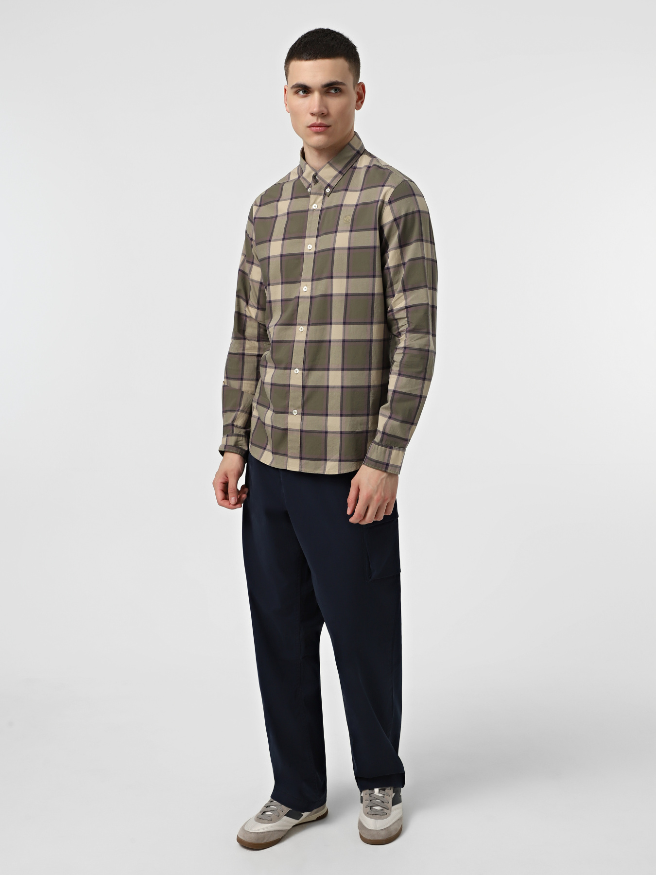 Рубашка в клетку Timberland Lemon Pepper Yd модель TB0A68K7EJ5 Фото