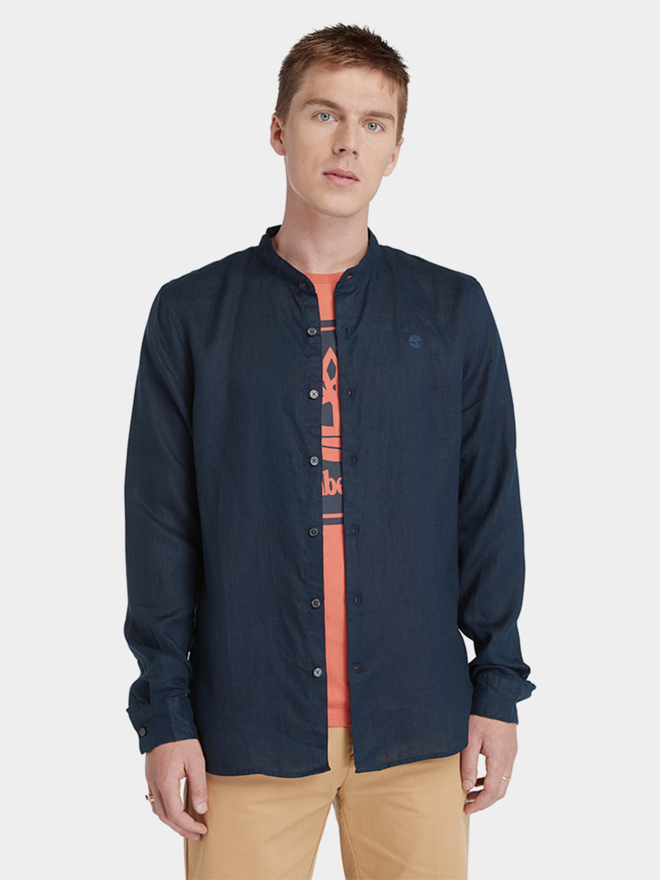 Рубашка Timberland Mill Brook Linen модель TB0A2DC1433 Фото