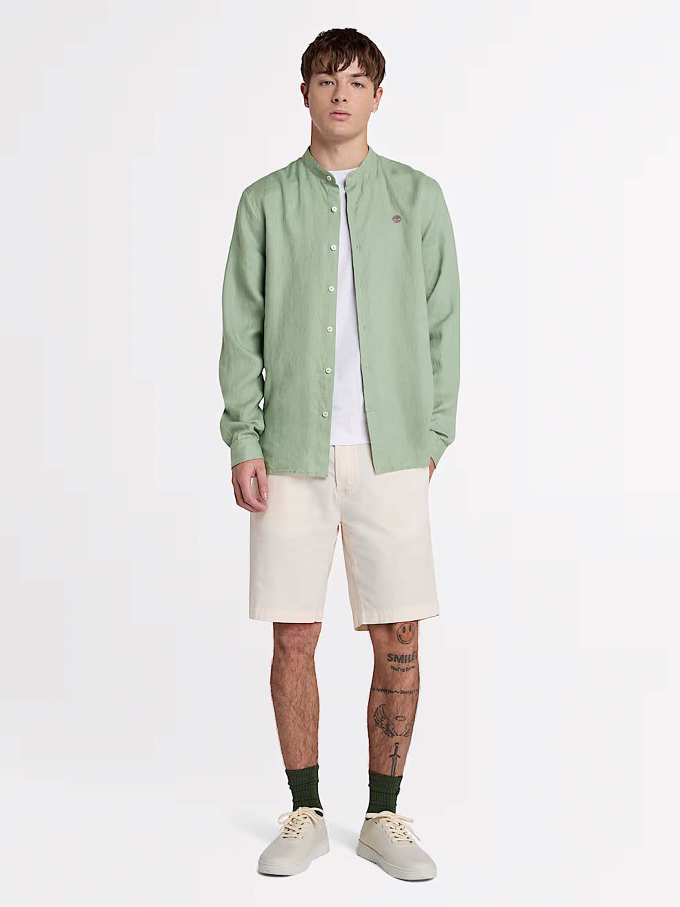 Рубашка повседневная Timberland Mill Brook Linen модель TB0A2DC1EC6 Рубашка повседневная Timberland Mill Brook Linen модель TB0A2DC1EC6 Фото