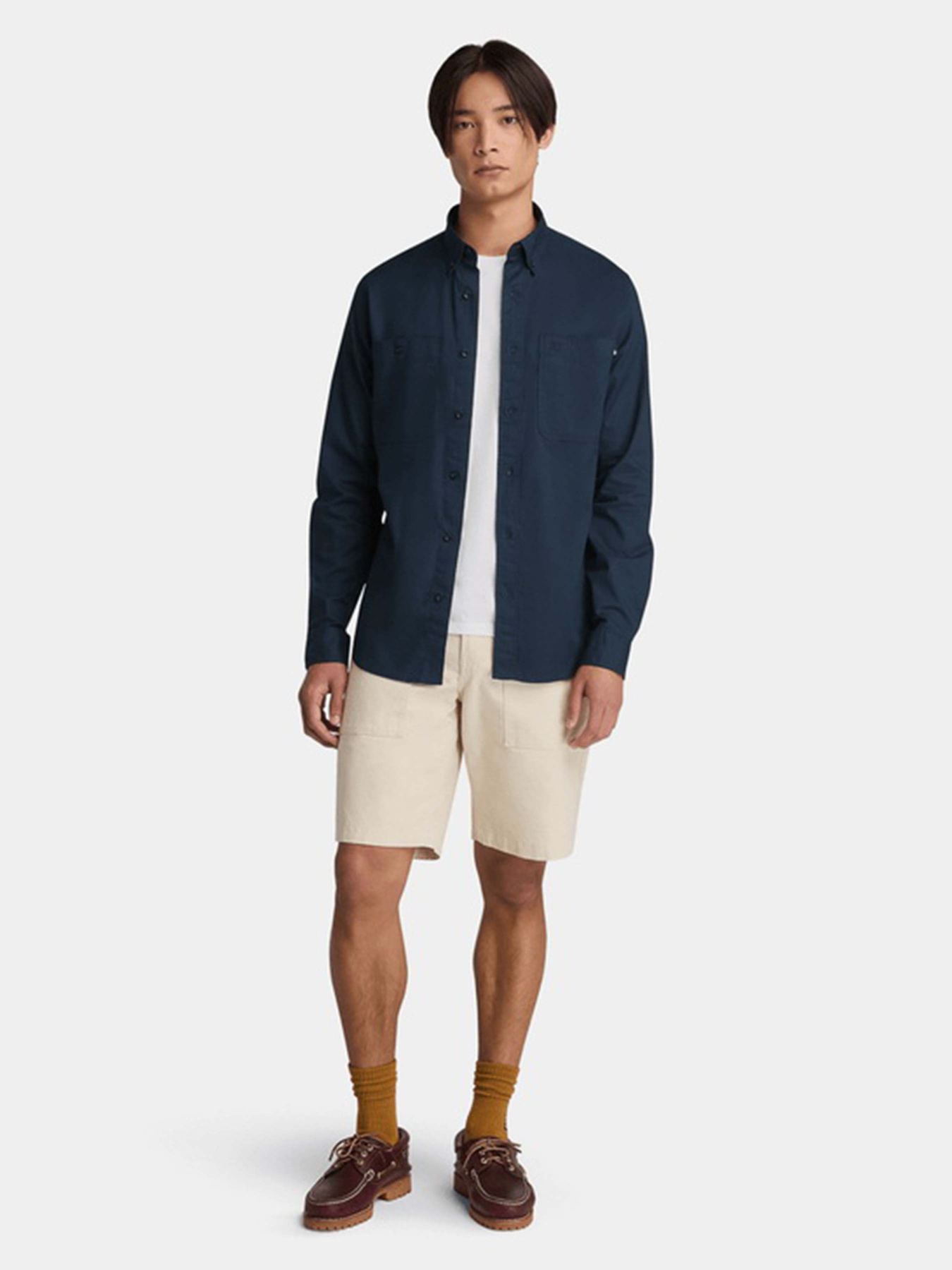 Рубашка классическая Timberland Windham Twill модель TB0A68F3433 Фото