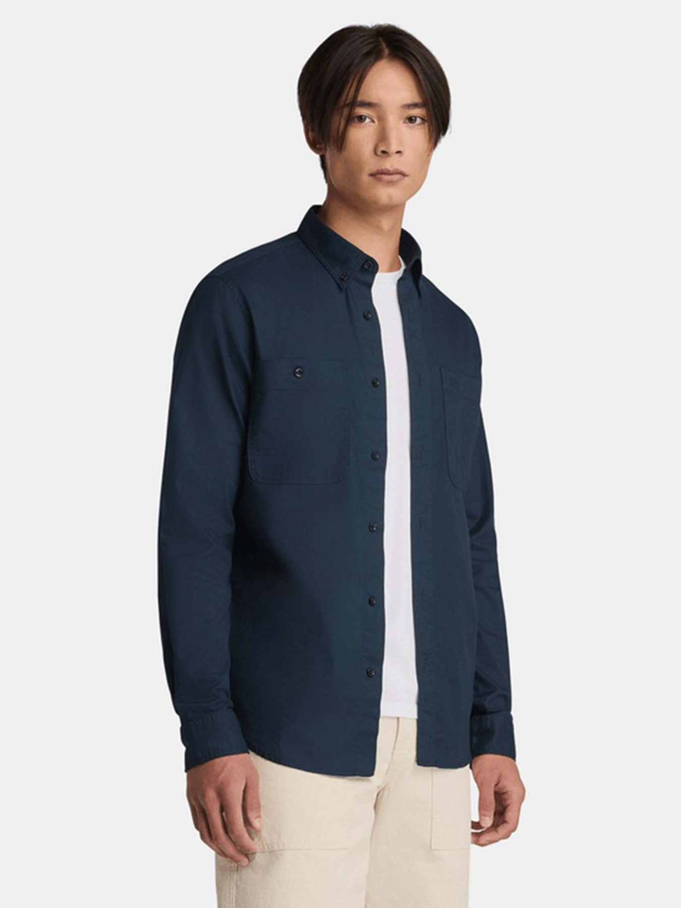 Рубашка классическая Timberland Windham Twill модель TB0A68F3433 Фото