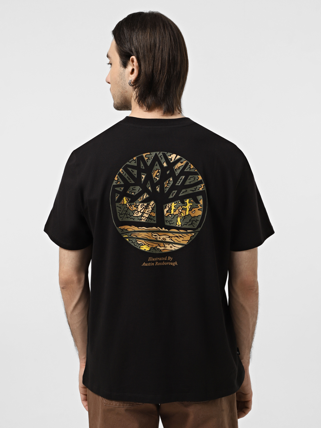 Футболка Timberland Illustrated Tree Logo Back Graphic модель TB0A6DG5001 Фото